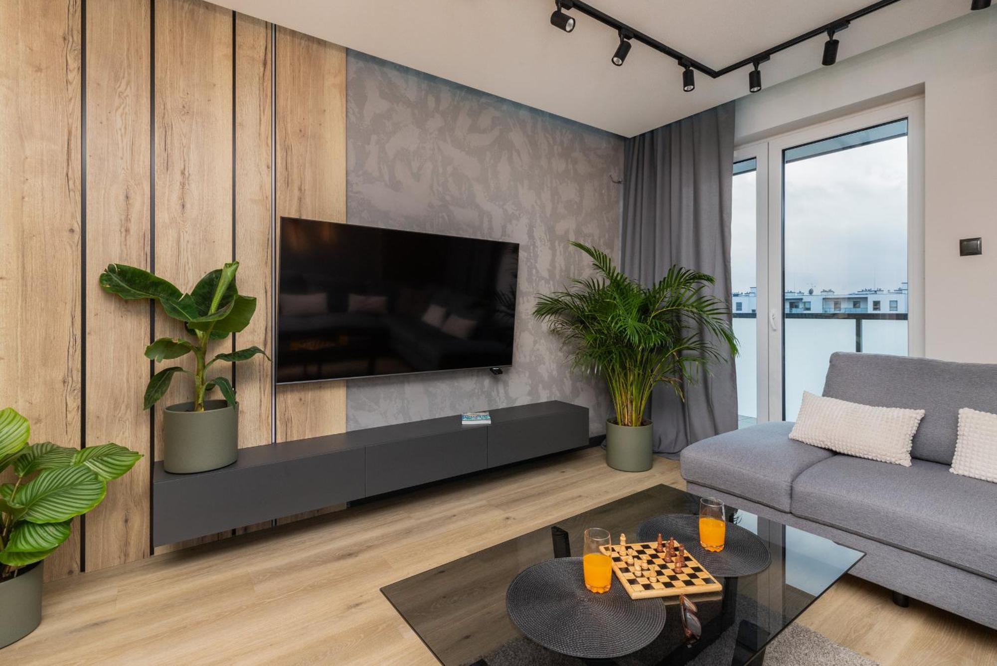 With Two Bedrooms, Balcony, Parking And Access To Sauna In By Renters Appartamento