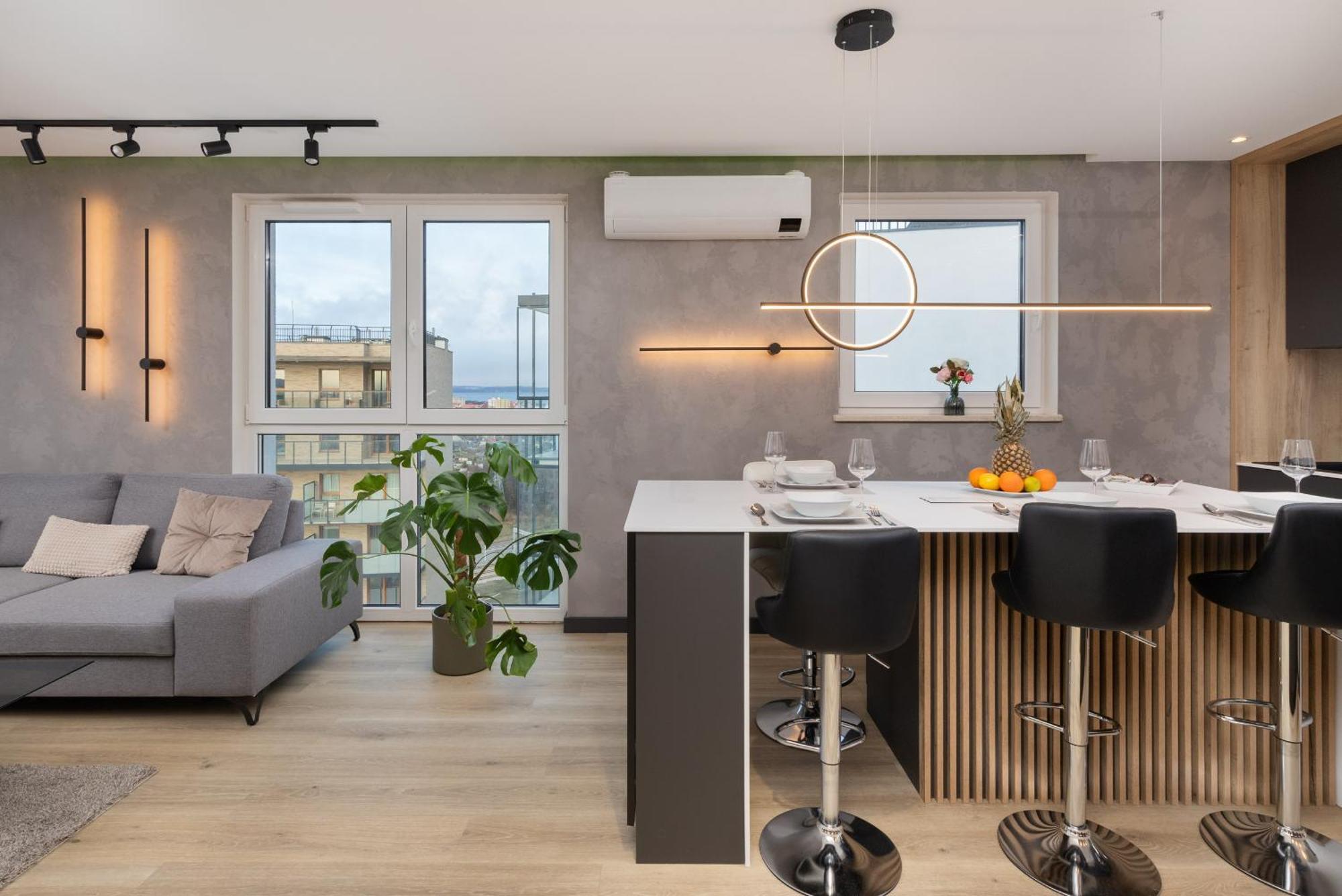 With Two Bedrooms, Balcony, Parking And Access To Sauna In By Renters
