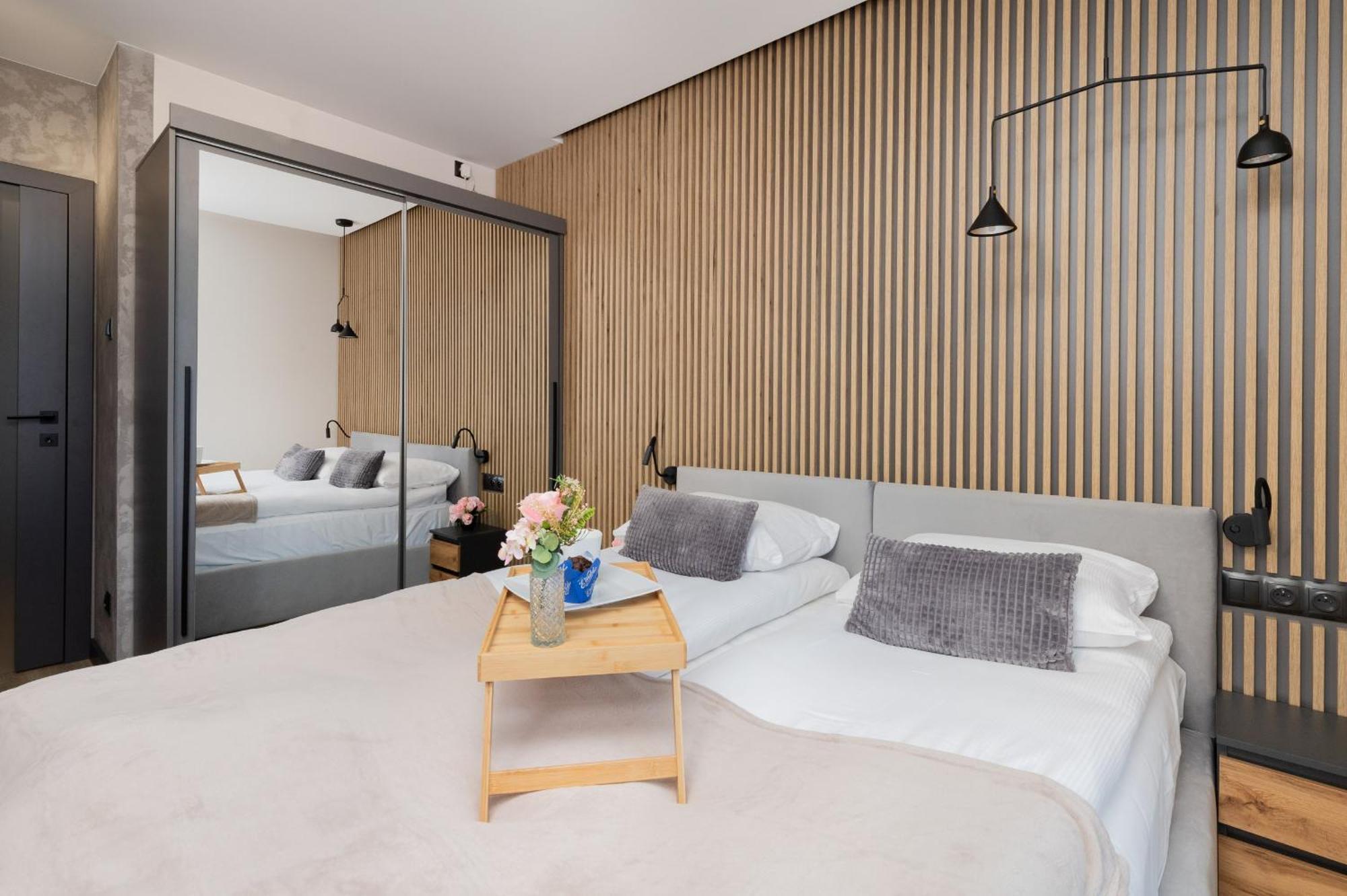 With Two Bedrooms, Balcony, Parking And Access To Sauna In By Renters Apartment Gdansk